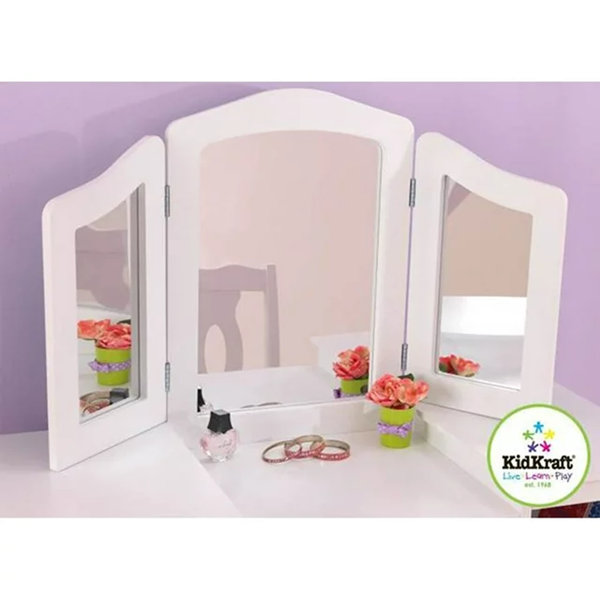 KidKraft Deluxe Kids Vanity Set with Mirror & Reviews Wayfair